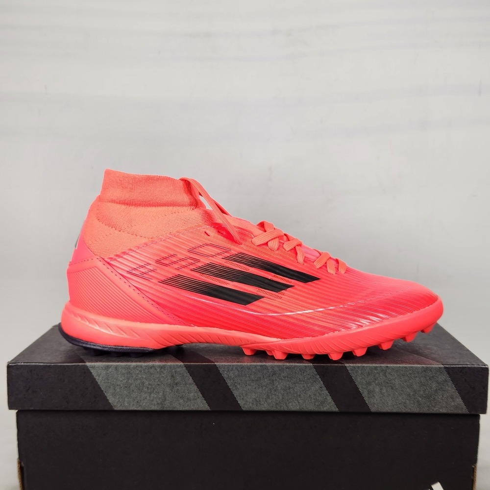 adidas F50 League Mid TF Soccer Cleats Womens Size 6 Turbo Vivid Horizon Pack
